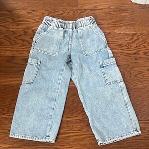 H&M Kids Light Blue wide leg denim Jeans